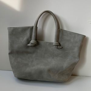 Anthropology light grey tote